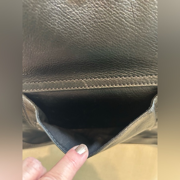 TODS Vintage Black Italian Leather Ring-Handled Satchel - Picture 8 of 16